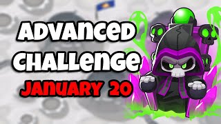 BTD6 Advanced Challenge  Overwhelmed at the moon Difficult  20012024 [upl. by Ilhsa]