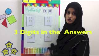 Multiplication  Video 56  Vertical Multiplication  Grade 3 4 5  Educational  Learning Fun [upl. by Ahsaenat353]