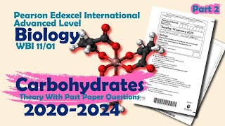 Carbohydrates Part 2 Theory with Past paper Review  Pearson Edexcel Inter A Level Biology [upl. by Marceau]