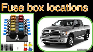 The fuse box location for a 2014 dodge ram 1500 [upl. by Jeanie]