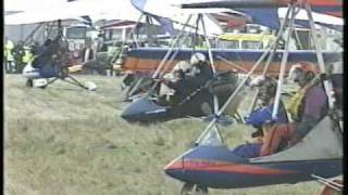 Brian Milton London to Paris by Microlight 1994 Part 1 [upl. by Eeraj]