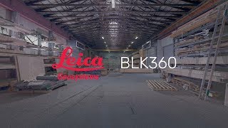 BLK360 Point Cloud Flythrough Schmid Halle [upl. by Froma]