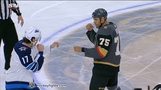 Adam Lowry vs Ryan Reaves Nov 2 2019 [upl. by Ahsitan850]