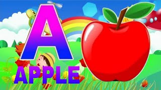 A for apple  अ से अनार  abcd phonics song  a for apple b for ball c for cat  abcd song  abcde [upl. by Lombardy]