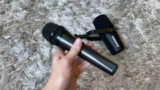 Shure MV7X XLR Podcast Microphone vs Polsen M 85 B Professional Dynamic Handheld Microphone [upl. by Gothurd]