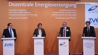 HMI 2015 Diskussion zur Novelle des KWKG und dem Ausbauziel von 25 Prozent KWKStrom [upl. by Oralia]