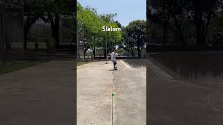 slalom skateboard skateboarding skate [upl. by Aihsar22]