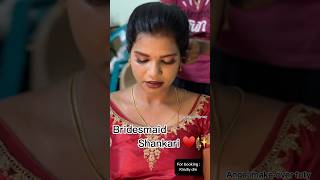 Shankari Akka’s bridesmaid look ♥️✨ trending wedding simplemakeupforweddingparty trending [upl. by Tamarah]