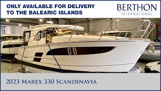 OFF MARKET 2023 Marex 330 Scandinavia  Yacht for Sale  Berthon International [upl. by Conard703]