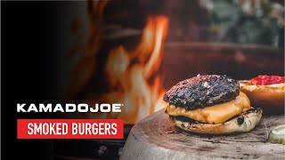 Kamado Joe  Smoked Burgers [upl. by Etra945]