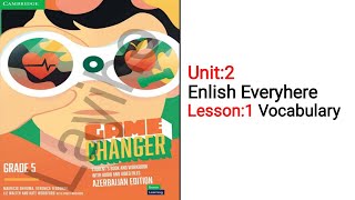 5ci sinif İngilis diliUnit 2Lesson1 Vocabulary Yeni dərslik 2024Game Changersəh 212223 [upl. by Catie]