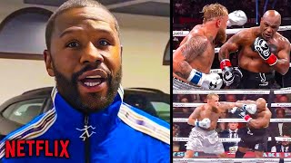 quotIT WAS SCRIPTEDquot Floyd Mayweather FIRST WORDS On Jake Paul VS Mike Tyson Fight [upl. by Julia]