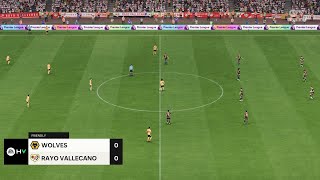 Wolves vs Rayo Vallecano 10082024 Club Friendlies EA FC 24 [upl. by Ahsiram]