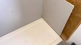 How to install a shower tray correctly [upl. by Eugenius]