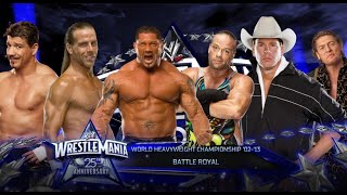 WWE 2K24 BatistaC vs Shawn Michaels vs Eddie Guerrero vs RVD vs JBL vs Regal quotBattle Royalquot [upl. by Catlaina]