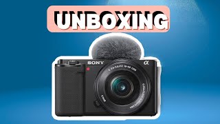 sony zv e10 unboxing  alpha series  budget camera under 1lakh [upl. by Chin]