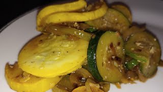 Sauteed Zucchini amp Squash Healthy side dishes [upl. by Zetes]