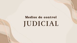 MEDIOS DE CONTROL JUDICIAL  ANGELA LEON  UNICOLMAYOR [upl. by Aehsal]