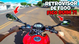 FAN 160 COM RETROVISOR DE F800 😍 SERÁ QUE FICO BOM [upl. by Thorfinn510]