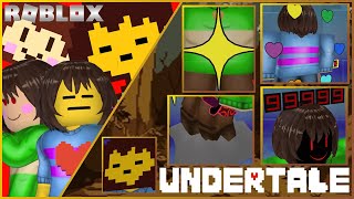 FriskChara Roblox Avatar Showcase  Undertale [upl. by Bradly790]