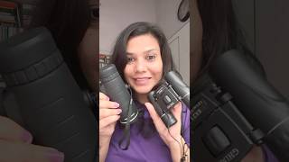 Amazon Basics 40x60 Monocular vs Ghime Binoculars 8x21  Anamika Mishra reviews shorts travel [upl. by Chadwick186]