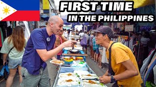 FILIPINO STREET FOOD Tour in Quiapo Market Manila 🇵🇭 KWEK KWEK  LUMPIA  SOTANGHON  Filipino food [upl. by Timmy]