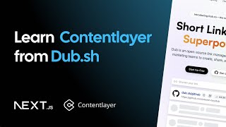 Learn ContentLayer from the open source Dubsh project [upl. by Shaylah]