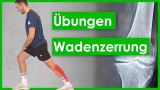 Wadenzerrung🦵Muskelfaserriss Übungen⎮RehaProgramm [upl. by Rosio]