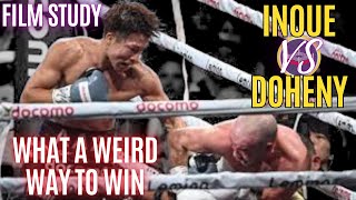 Naoya Inoue Destroys TJ Doheny  But whyd he Quit Film Study [upl. by Minnnie]