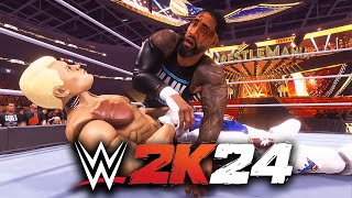 I Played a Gauntlet Match in WWE 2K24 [upl. by Ylicec183]