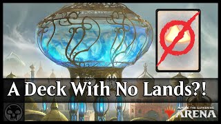 Can You Win With No Lands Aetherflux Citadel MTG Arena Historic [upl. by Alysa913]