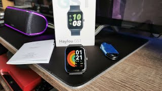 Haylou GST Smartwatch  Unboxing and Quick Tour [upl. by Relyhs]