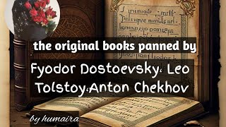 Fyodor Dostoevsky Leo Tolstoy or Anton Chekhovreal books ancient books😍 [upl. by Sitrik559]