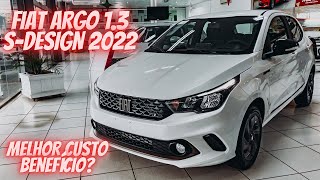 NOVO FIAT ARGO DRIVE 13 SDESIGN 2022  NA COR PEROLIZADA FICOU LINDO [upl. by Aseneg539]