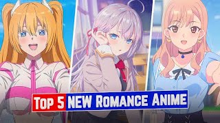 TOP 5 NEW ROMANCE ANIME in HINDI DUB 🔥 [upl. by Lapointe]