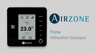 Utilisation Basique  Termostat Airzone Think [upl. by Andie]