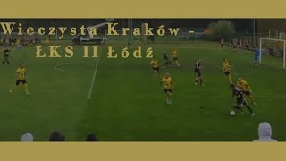 Betclic 2 Liga Wieczysta Kraków  ŁKS II Łódź 40 Highlights Sestřih  Rezumat [upl. by Cami]