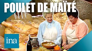 Blanc de poulet aux raisins et au sauternes de Maïté 🍗🍇  INA Les Recettes Vintage [upl. by Mezoff]