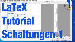 Latex Teil 1 Elektronische Schaltungen zeichnen  Widerstand Tutorial German deutsch CircuiTikz [upl. by Kemble]