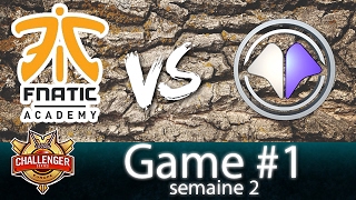 MILLENIUM VS FNATIC ACADEMY GAME 1  CHALLENGER SERIES SEMAINE 2 [upl. by Carolle]