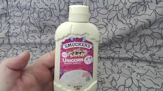 Rare and Discontinued Smuckers Magic Shell quotUnicornquot [upl. by Kalindi]