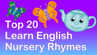 TOP 20 LEARN ENGLISH NURSERY RHYMES  Compilation  Nursery Rhymes TV  English Songs For Kids [upl. by Giefer]