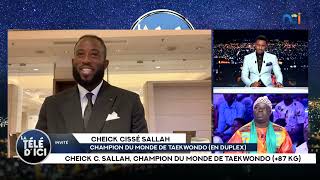 Cheick Cissé Sallah Champion du monde de Taekwondo dans la Télé dIci [upl. by Neelcaj]