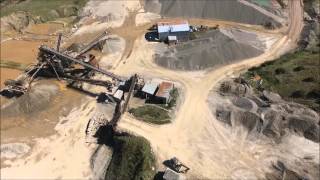 Drone Footage Of Northstone Materials Quarry amp Ballybriest Cairn  Phantom 3 Advanced [upl. by Schreck]