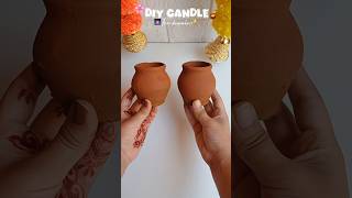 Diy diwali Candles❤️diy shorts diwali diwalidecor diycrafts viralshort festive trending [upl. by Komara]