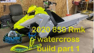 2020 rmk 850 watercross part 1 [upl. by Silverman]