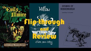 3 Small Hexcrawl Adventure Settings for OSR RPGs  FlipThrough and Review [upl. by Anaitit]