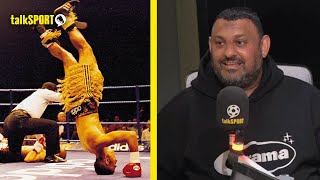 Prince Naseem REVEALS It Was A HUGE RISK Doing The Front Flip Over The Ropes 👀🔥 [upl. by Lajes]