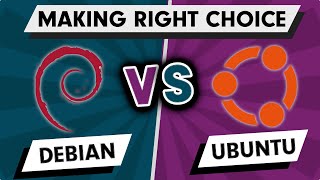 Debian vs Ubuntu  Comparison  Making the right choice [upl. by Aiciruam672]