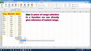 Define and Use Names in Formulas  Excel [upl. by Darom]